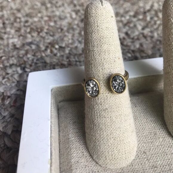 stellaβ& dot ~ druzy and gold relic ring retired - Picture 4 of 5